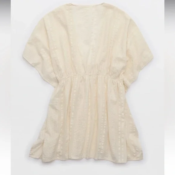 NWT Aerie Seersucker Gauze Tie Cape - Picture 12 of 12